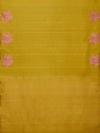 Floral Border in Butter Yellow