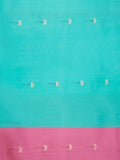 Half & Half Saree in Taffy Pink & Sapphire