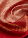 Abstract Texture in Ivory & Red