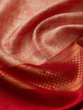 Abstract Texture in Ivory & Red