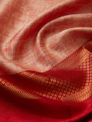 Abstract Texture in Ivory & Red