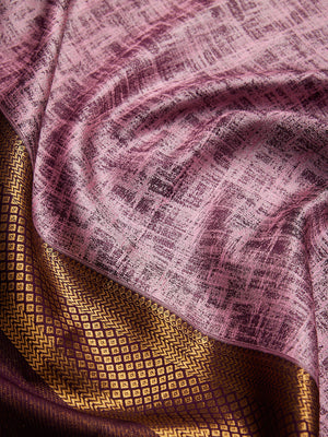 Abstract Texture in Lavendar & Gold Zari