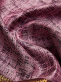 Abstract Texture in Lavendar & Gold Zari