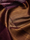 Abstract Texture in Lavendar & Gold Zari