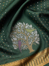 Meena Butta in Basil & Gold Zari