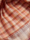 Half & Half Sari in Mauve