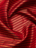 Veldari in Red & Gold Zari