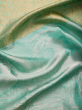 Sage Peacock in Dual Zari