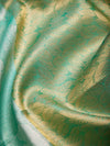 Sage Peacock in Dual Zari