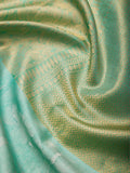 Sage Peacock in Dual Zari