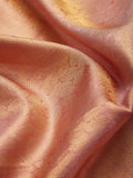 Pink Peacocks in Dual Zari