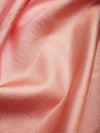 Floral Border in Mild Salmon & Gold Zari