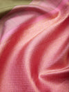Floral Border in Pickle Green & Taffy Pink