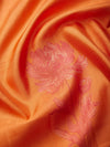 Floral Border in Fuzzy Peach