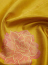 Floral Border in Butter Yellow