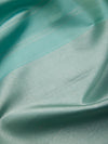 Flying Birds Border in Aquamarine