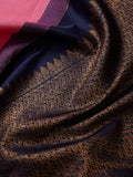 Half & Half Saree in Taffy Pink & Sapphire