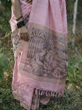 Pongal Silk Saree in Baby Pink
