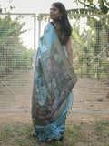 Pongal Silk Saree in Marina