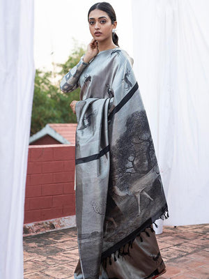 Old School Silk Saree Weave