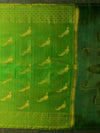 The Dual Pallu in Pear