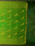 The Dual Pallu in Pear