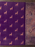 The Dual Pallu in Velocity Blue