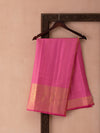 Vanasingaram Pattern Woven In Regal Purple Pure Kanchipuram Silk Saree with Gold Zari