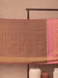 Vanasingaram Pattern Woven In Regal Purple Pure Kanchipuram Silk Saree with Gold Zari