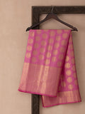 Kanchi Pattern Woven In Sage Green Pure Kanchipuram Silk Saree with Gold Zari