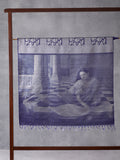 Classical Art Woven In Electric Purple Pure Kanchipuram Silk Saree with Silver Zari