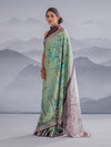 Chinoiserie Art Woven in Chateaux Green