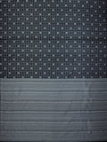 Checked Polka Dots Woven in Silk Fast Silver