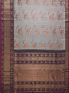 Clown Fish Woven in Gold Zari with Antique Zari Border
