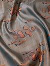 Clown Fish Woven in Gold Zari with Antique Zari Border