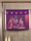 Contemporary Art of lord Krishna in Alchemist Purple