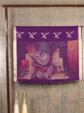 Contemporary Art of lord Krishna in Alchemist Purple