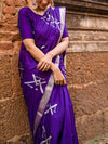 Contemporary Art of lord Krishna in Alchemist Purple