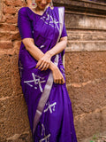 Contemporary Art of lord Krishna in Alchemist Purple