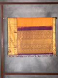 The Bridal Korvai Saree in Merigold Orange